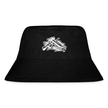 Werkzeug - Stanley/Stella recycelter Bucket Hat - Schwarz - Vorne