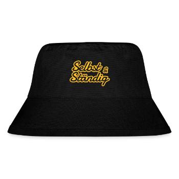 Self employed - self and constantly - Stanley/Stella Recycled Bucket Hat - black - Front