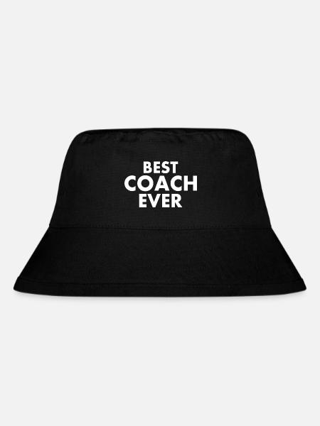 Best coach ever - Stanley/Stella recycelter Bucket Hat - Schwarz