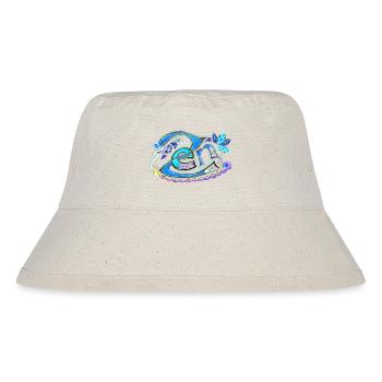 Bodenloses Zen ohne Rückwärtswende2 - Stanley/Stella recycelter Bucket Hat - Naturweiß - Vorne