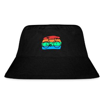 Bicycle - Stanley/Stella Recycled Bucket Hat - black - Front
