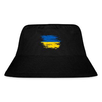 Drapeau ukrainien utilisé - Bob recyclé Stanley/Stella - noir - Devant