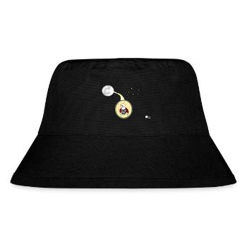 Maikäfers Sehnsucht nach dem Mond - Stanley/Stella recycelter Bucket Hat - Schwarz - Vorne