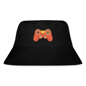 Controller Vintage Retro - Stanley/Stella recycelter Bucket Hat - Schwarz - Vorne