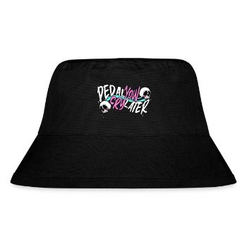 Pedal Now Cry Later - Stanley/Stella recycelter Bucket Hat - Schwarz - Vorne