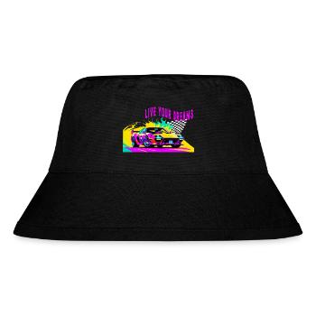 Live Your Dreams - Stanley/Stella Recycled Bucket Hat - black - Front