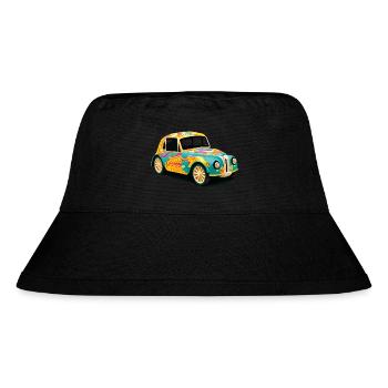Old Abstract Car - Stanley/Stella Recycled Bucket Hat - black - Front