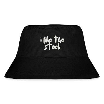i like the stock - Stanley/Stella recycelter Bucket Hat - Schwarz - Vorne