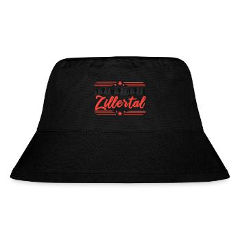 Zillertaler Wald Liebe - Stanley/Stella recycelter Bucket Hat - Schwarz - Vorne