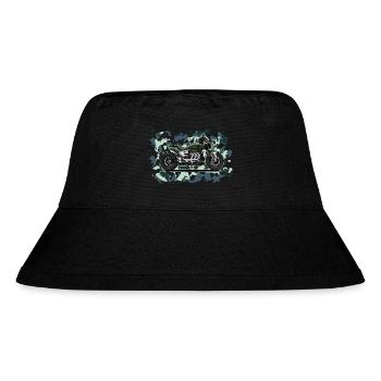 Cruiser // Custom // Motorrad - Stanley/Stella recycelter Bucket Hat - Schwarz - Vorne