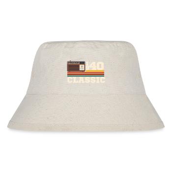 Anniversary 1940 retro classic - Stanley/Stella Recycled Bucket Hat - natural - Front