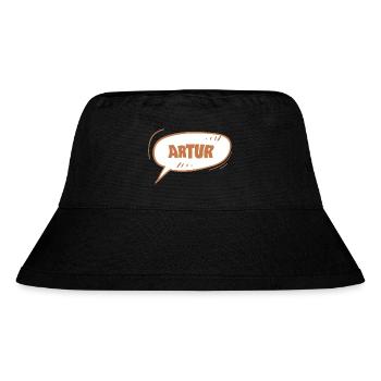 Artur Artur - Stanley/Stella recycelter Bucket Hat - Schwarz - Vorne