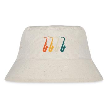 Sax saxophone saxophone - Stanley/Stella Recycled Bucket Hat - natural - Front