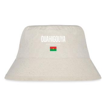 Ouahigouya Burkina Faso - Stanley/Stella Recycled Bucket Hat - natural - Front