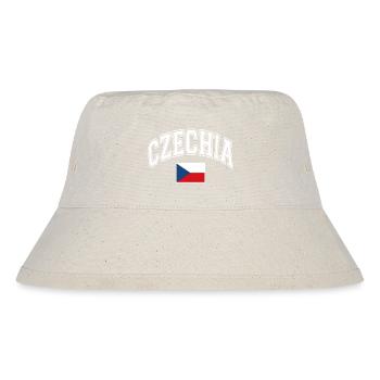 Tschechien Flagge - Stanley/Stella recycelter Bucket Hat - Naturweiß - Vorne