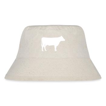 Cow Silhouette Farm Clean Vector - Stanley/Stella Recycled Bucket Hat - natural - Front