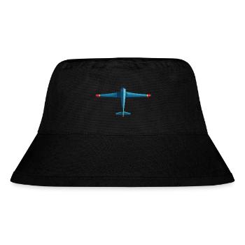 BlauRotspitze - Stanley/Stella recycelter Bucket Hat - Schwarz - Vorne