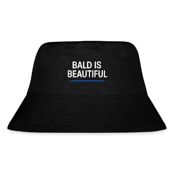Männer Glatze Geschenkidee Bald Is Beautiful - Stanley/Stella recycelter Bucket Hat - Schwarz - Vorne