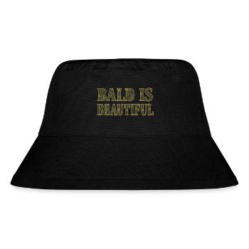 Soldaten Glatzkopf Geschenkidee Bald Is Beautiful - Stanley/Stella recycelter Bucket Hat - Schwarz - Vorne