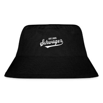 Schwager 2025 Hochzeit JGA's Junggesellenabschied - Stanley/Stella recycelter Bucket Hat - Schwarz - Vorne