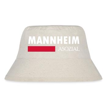 Mannheim Monnem Mannheimat - Stanley/Stella recycelter Bucket Hat - Naturweiß - Vorne