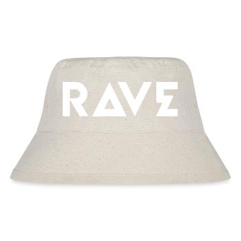 RAVE Geometric Bold Logo - Bob recyclé Stanley/Stella - blanc naturel - Devant