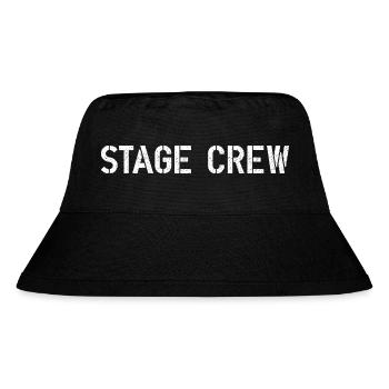 Stage Crew - für Roadie, Techniker, Staff - Stanley/Stella recycelter Bucket Hat - Schwarz - Vorne