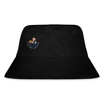 Rieser Grantler // Illustration - Stanley/Stella recycelter Bucket Hat - Schwarz - Vorne