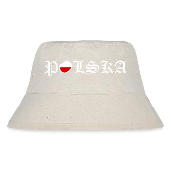 Polen - Stanley/Stella recycelter Bucket Hat - Naturweiß - Vorne