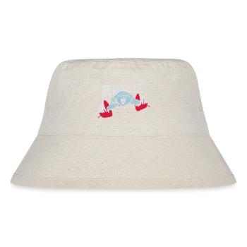 Russia Bear - Stanley/Stella recycelter Bucket Hat - Naturweiß - Vorne