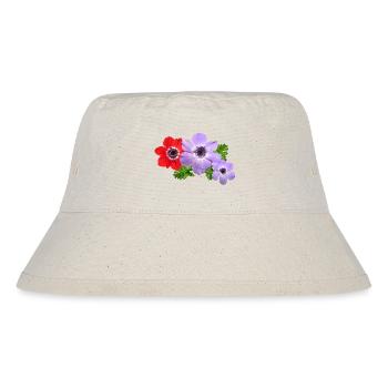 flowers lilies tulips orchids sunflower dahlia ger - Stanley/Stella Recycled Bucket Hat - natural - Front