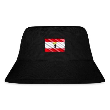 berlin - Stanley/Stella recycelter Bucket Hat - Schwarz - Vorne