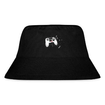 controller gamepad joystick - Stanley/Stella Recycled Bucket Hat - black - Front