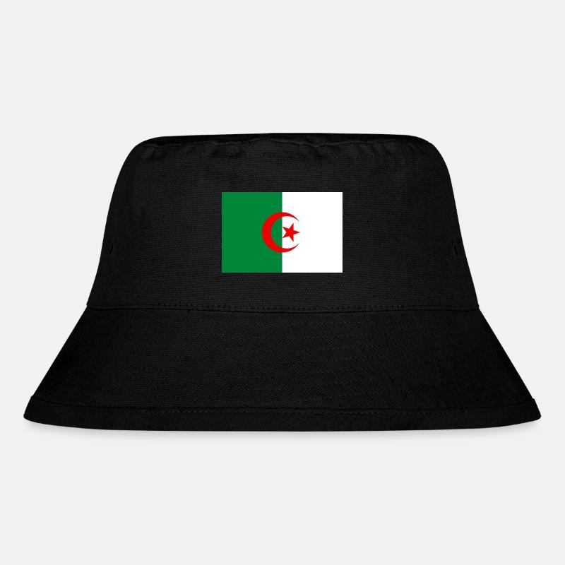 Drapeau de l'Algérie - Bob recyclé Stanley/Stella - noir