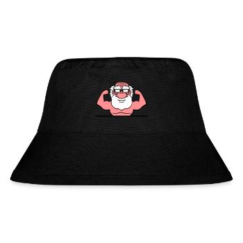 text schreiben rahmen alt opa grossvater hornbrill - Stanley/Stella recycelter Bucket Hat - Schwarz - Vorne