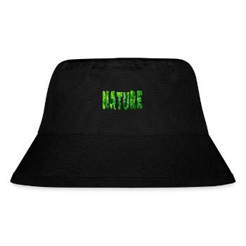 nature - Stanley/Stella recycelter Bucket Hat - Schwarz - Vorne