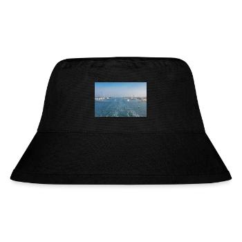 Port entrance Rostock Warnemünde - Stanley/Stella Recycled Bucket Hat - black - Front