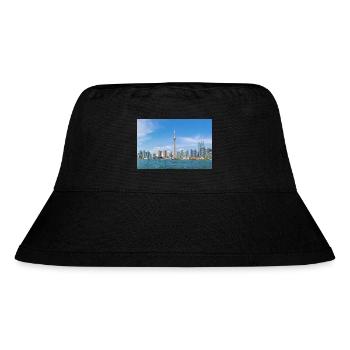 Ontario Toronto Skyline Panoramic View Canada - Stanley/Stella recycelter Bucket Hat - Schwarz - Vorne