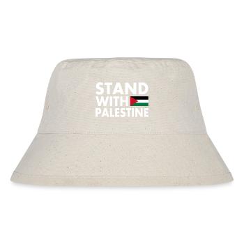 Palestina - Stanley/Stella Recycled Bucket Hat - natural - Front