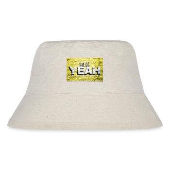 yes brick wall graffiti - Stanley/Stella Recycled Bucket Hat - natural - Front