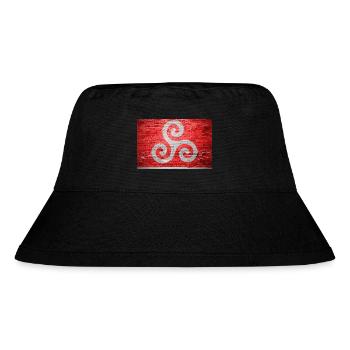 Triskele BDSM Brick Wall Graffiti - Stanley/Stella Recycled Bucket Hat - black - Front