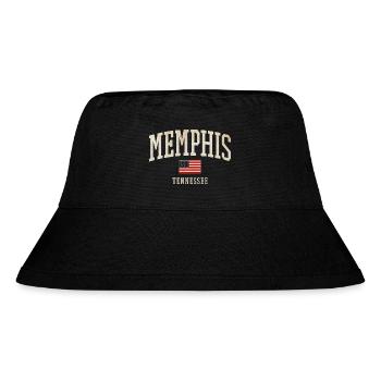 Drapeau vintage de Memphis Tennessee - Bob recyclé Stanley/Stella - noir - Devant