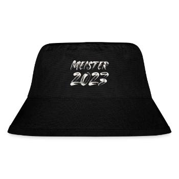 Meister 2023 Meisterprüfung Meisterbrief - Stanley/Stella recycelter Bucket Hat - Schwarz - Vorne