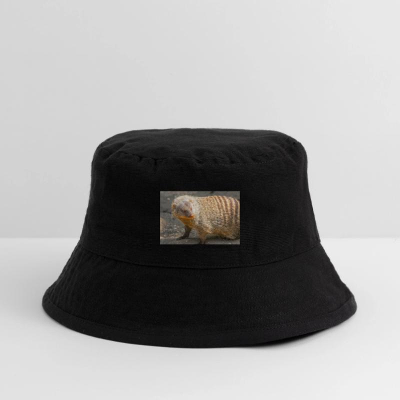 Gebänderte Manguste oder Zebramanguste Stanley/Stella recycelter Bucket Hat