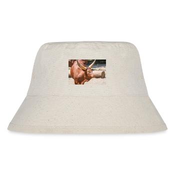 Ankole-Watusi or Ankole Longhorn Watussirind - Stanley/Stella Recycled Bucket Hat - natural - Front