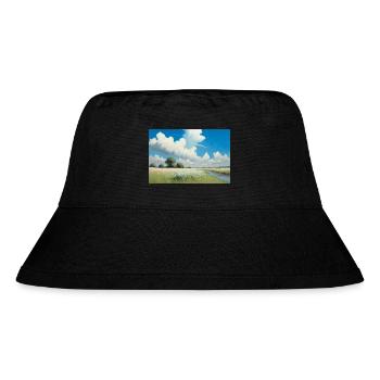 Enchanted nature - Stanley/Stella Recycled Bucket Hat - black - Front
