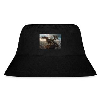 Dragon 1 - Stanley/Stella recycelter Bucket Hat - Schwarz - Vorne