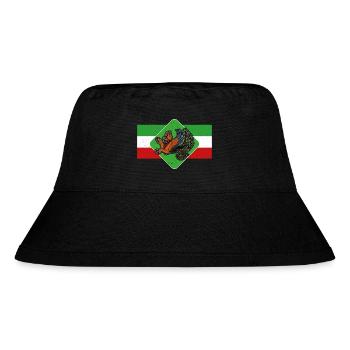 Faravahar Zoroastrianism Simurgh Persia - Stanley/Stella Recycled Bucket Hat - black - Front