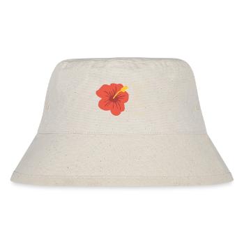 Blumen - Beste Freunde - Stanley/Stella recycelter Bucket Hat - Naturweiß - Vorne