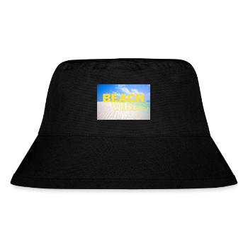 Beach 26 - Stanley/Stella recycelter Bucket Hat - Schwarz - Vorne